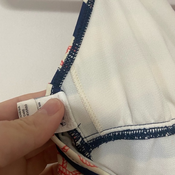 VM sailor pinup nautical one piece swimsuit - Picture 6 of 7